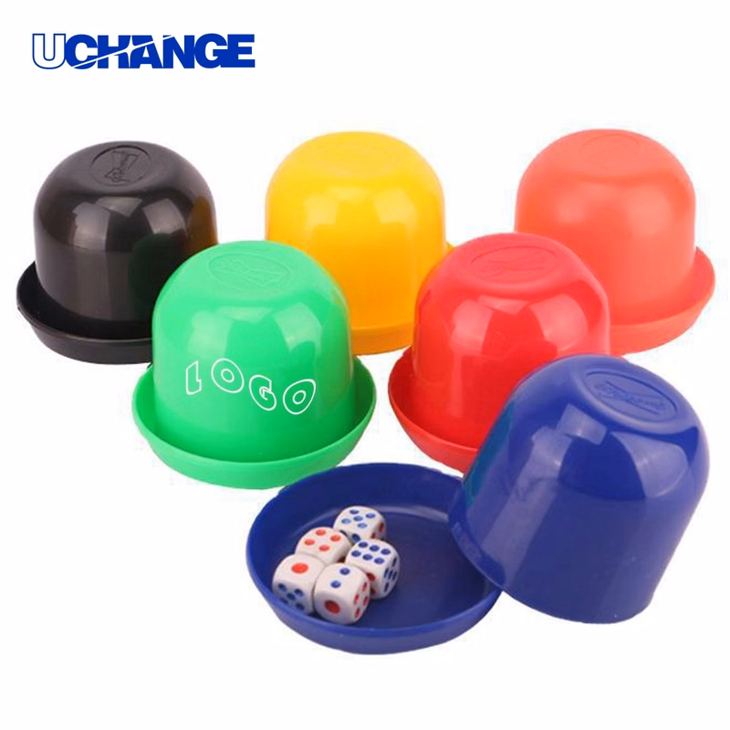 Plastic Dice Cups with Lid Set for Table Games
