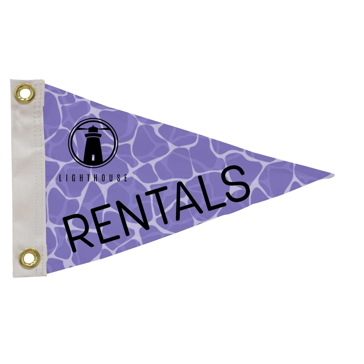 8" x 12" Polyester Pennant Flag Single-Sided 1