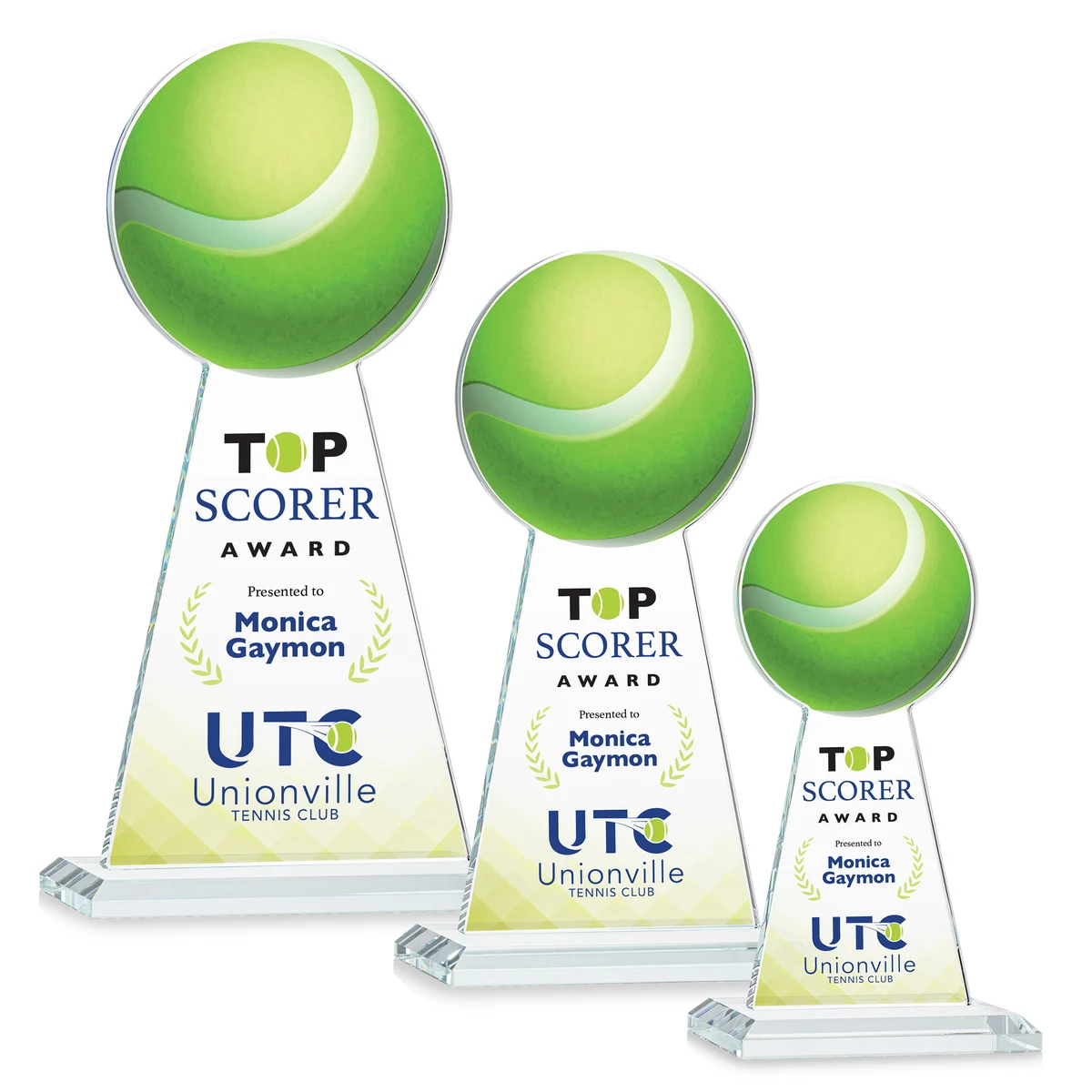 Edenwood Tennis VividPrint™ Award - Clear 1