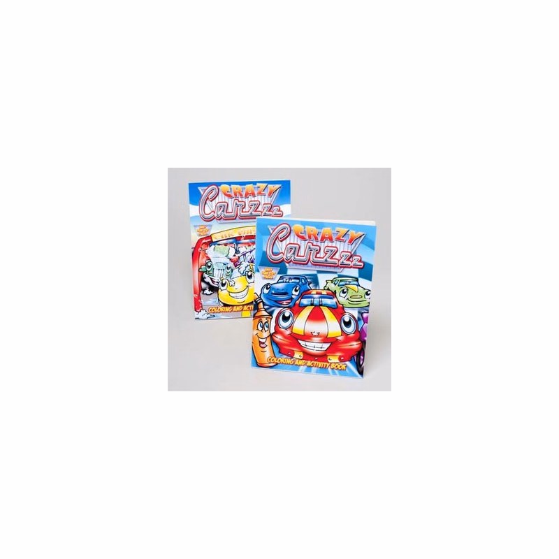 Crazy Carzzz Coloring and Activity Books - 2 Assorted