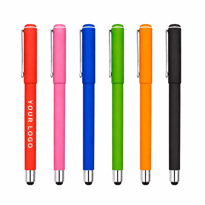 Metal Clip Retractable Gel Ink Pen