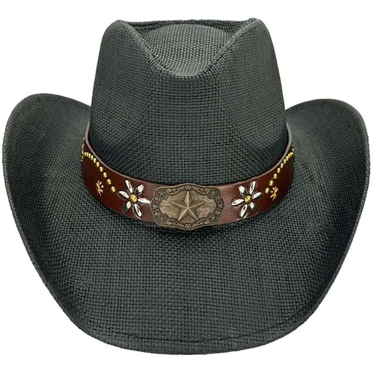 Western Cowboy Hats - Black One Size 1