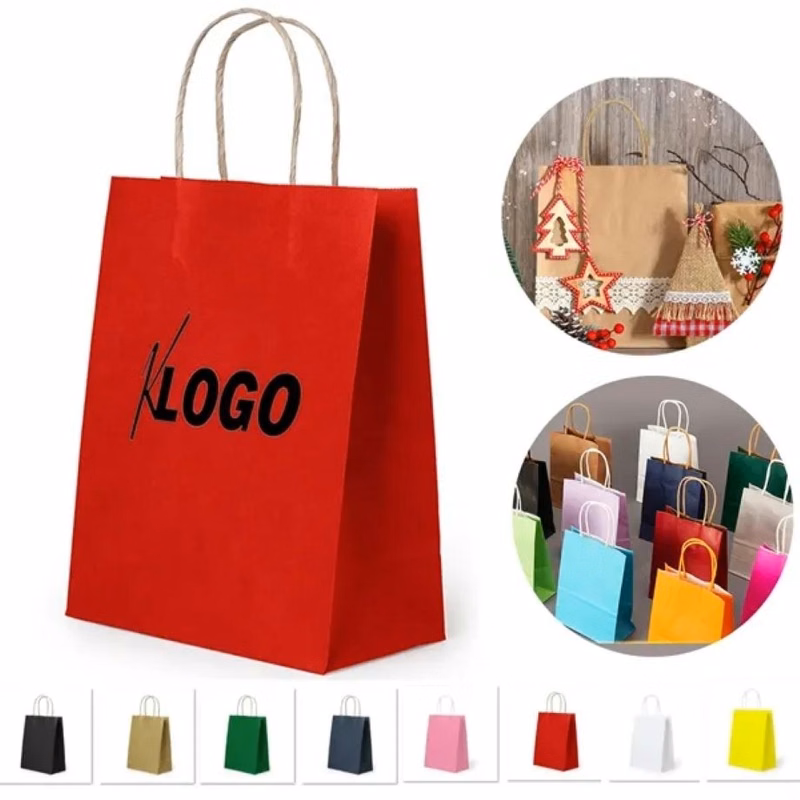Custom Kraft Paper Bags with Handle
