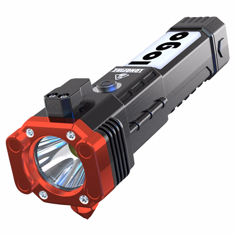 Outdoor Portable Multi-Functional Hammer Flashlight