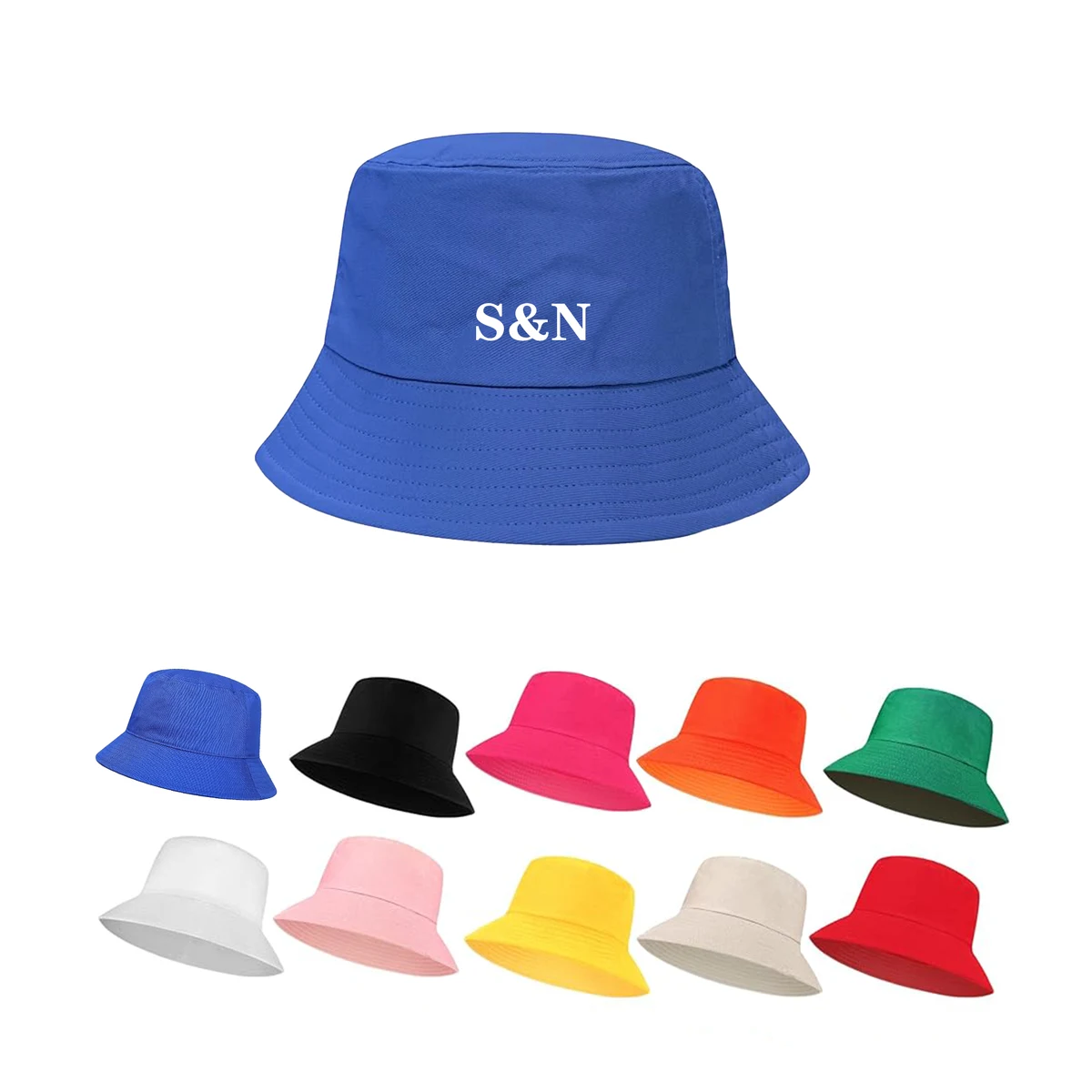 Cotton Bucket Hat Sun Hat Beach Hat 1