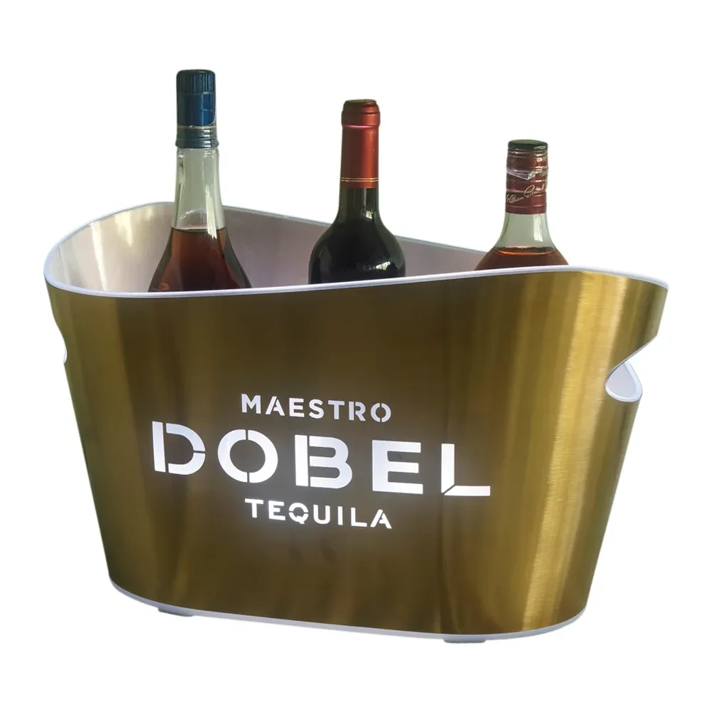 LED Apex Metal Ice Bucket 1