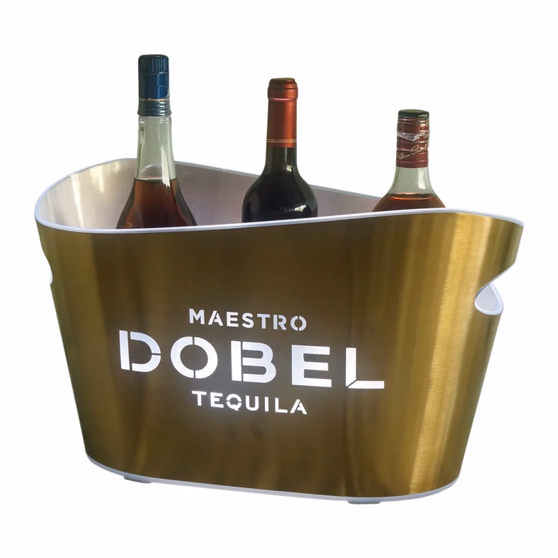 LED Apex Metal Ice Bucket