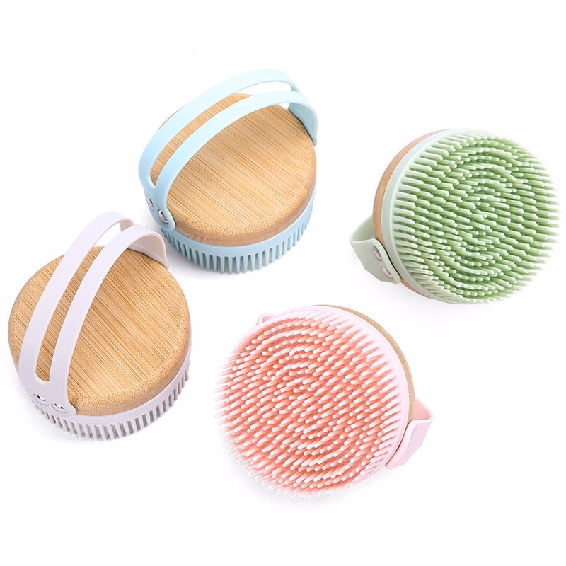 Soft Silicone Body Scrubber Shower Brush