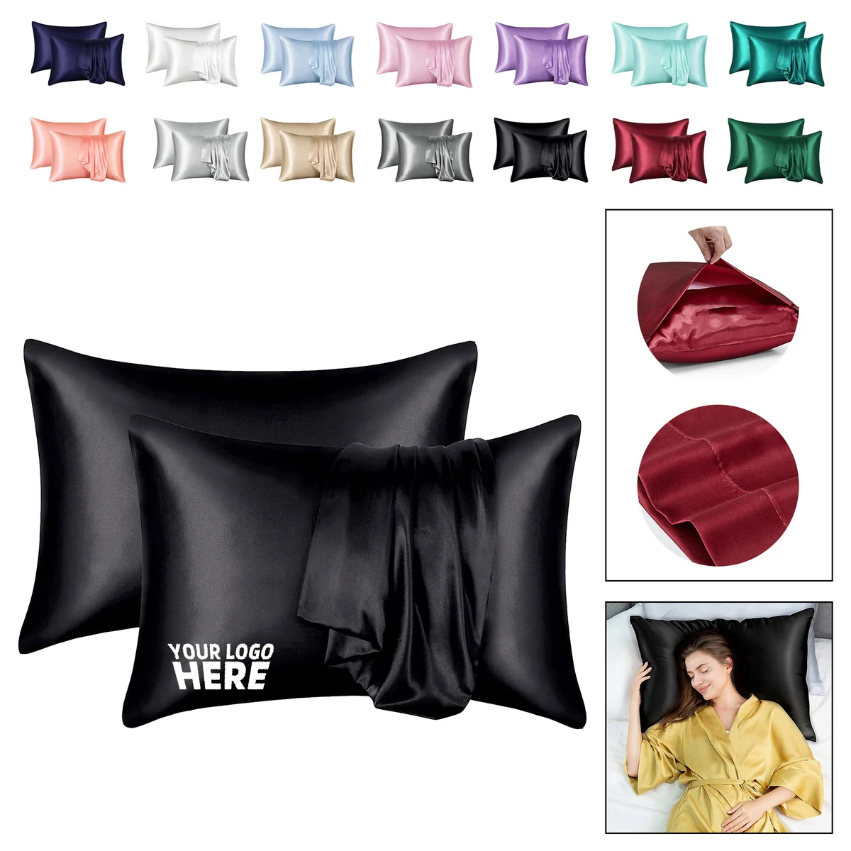 Imitation Silk Pillowcase 1