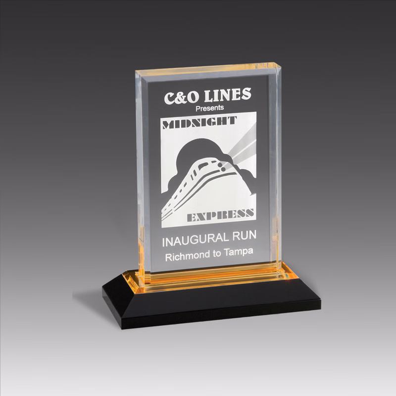 7" Beveled Impress Award