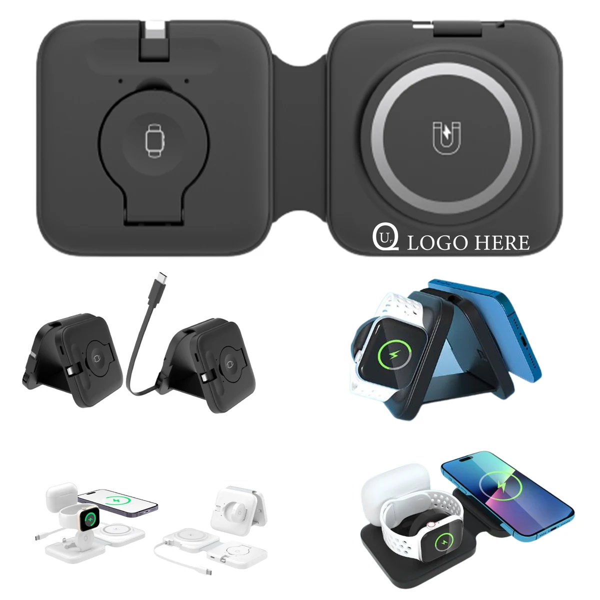 3 In 1 Magnetic 15W Collapsible Wireless Charger 1