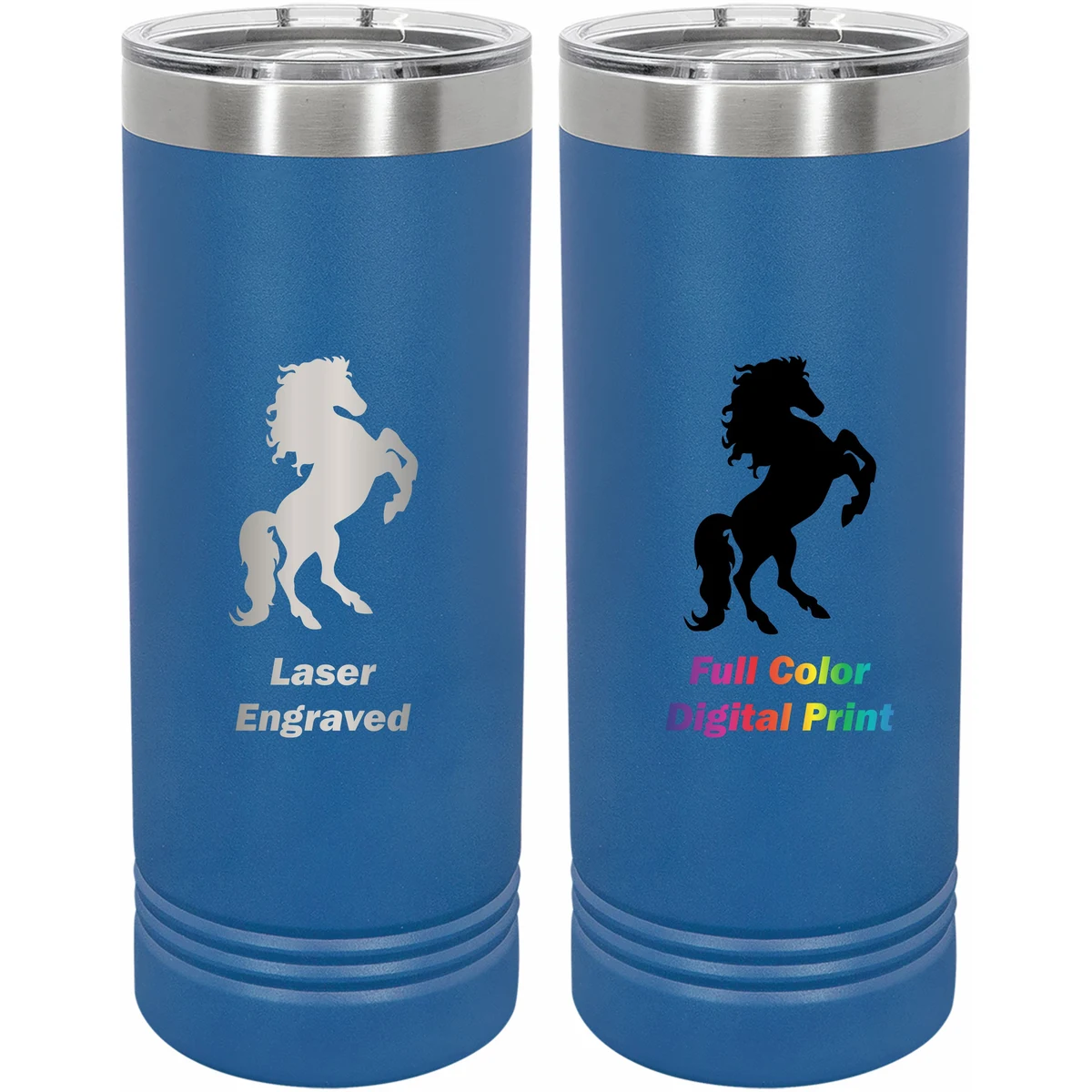 22 oz Polar Camel Skinny Stainless Steel Tumbler 1