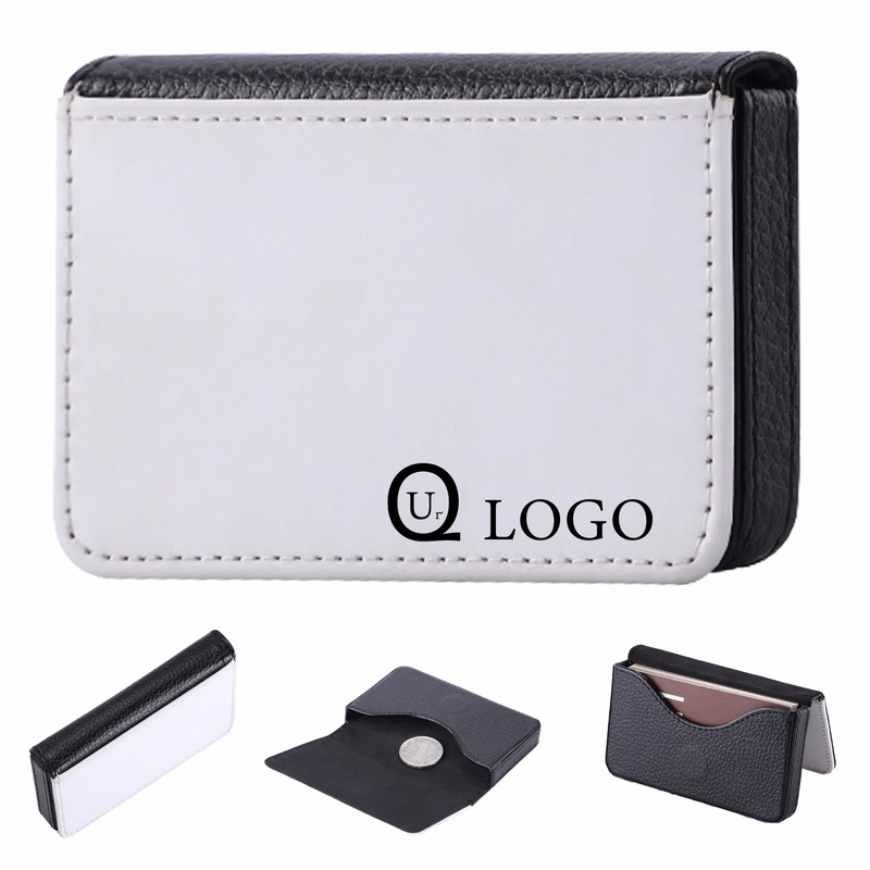 Two-Color Pu Name Card Holder