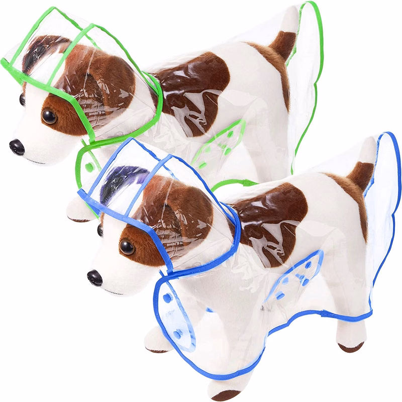 Pet Raincoats for Small Dog with Hood Poncho
