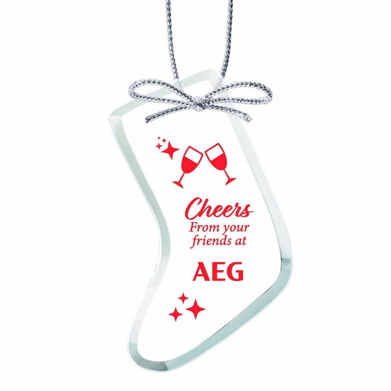 Jade Ornament - Stocking Imprinted