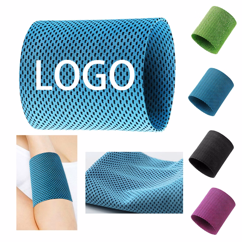 Elastic Cooling Wristband for Sports