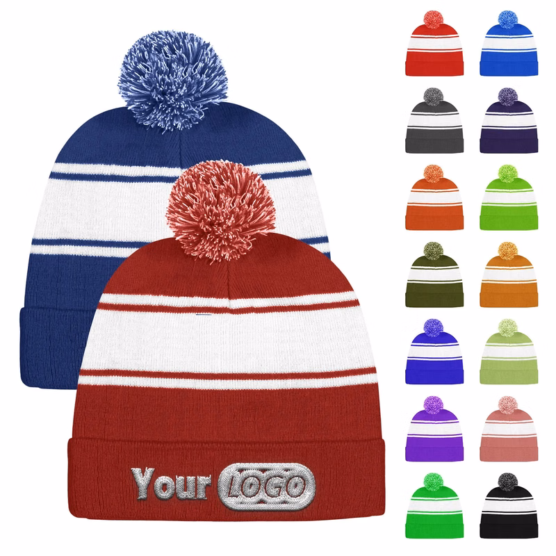 Striped Kids' Knit Beanie