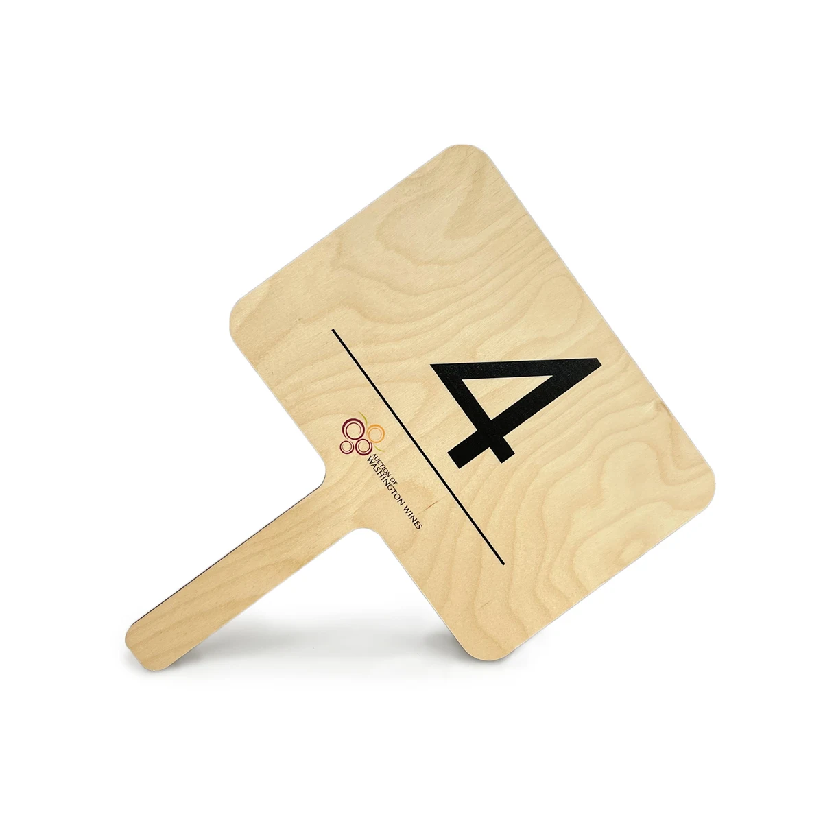 Wood Auction Paddle 1