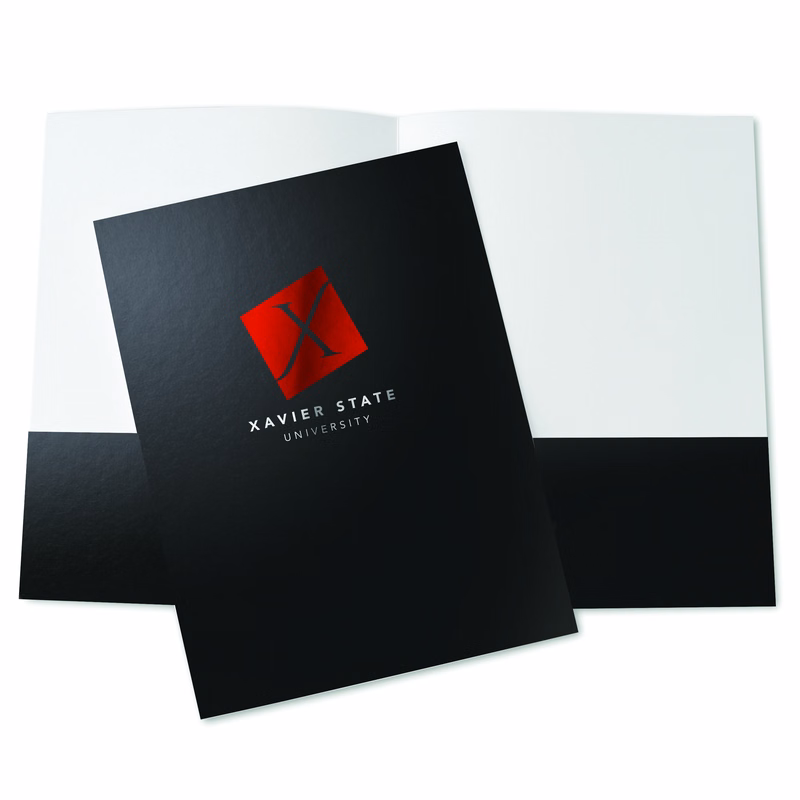 Folders - 2 Color Foil-Stamp Classic Stocks