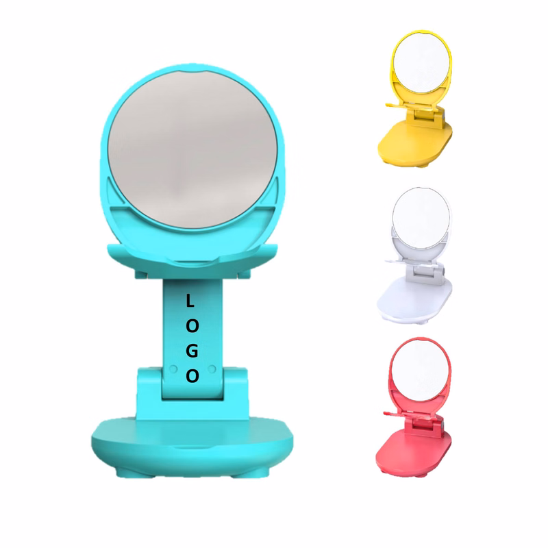 Adjustable Portable Stand Phone Holder With Mirror