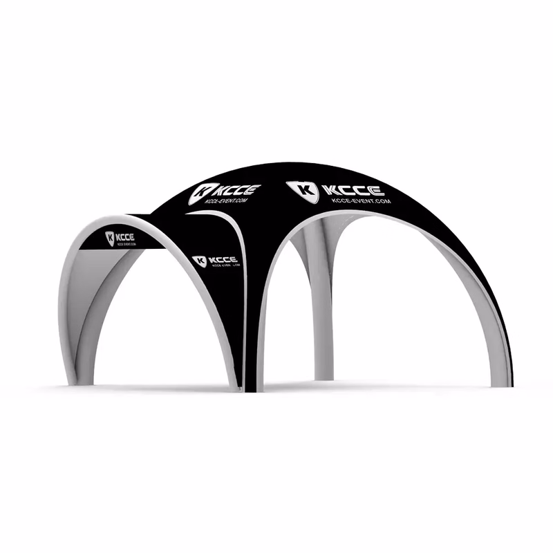 10ft x 10ft Inflatable Dome Tent with Awning & Banner