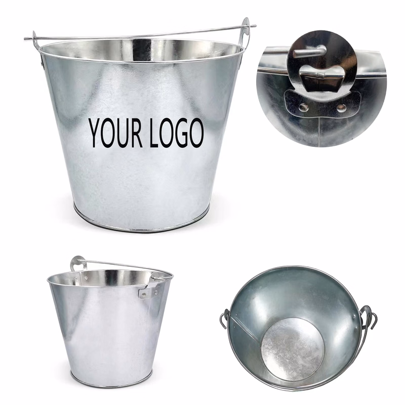 Metal Ice Bucket MOQ 100pcs