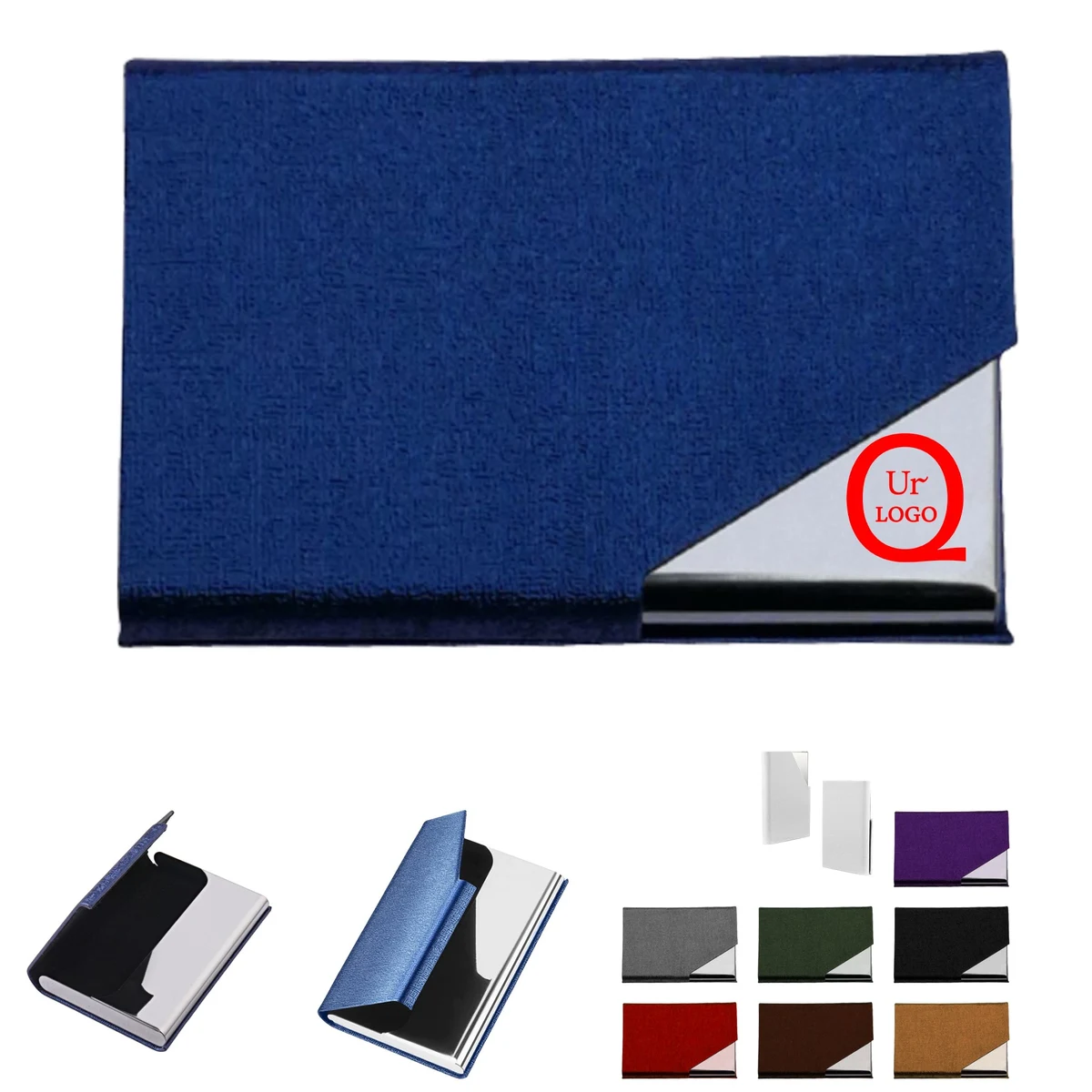 Filp-Top Pu Name Card Holder 1