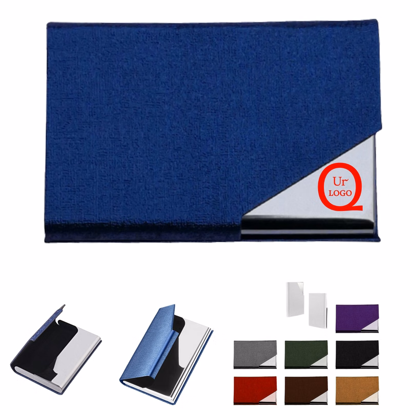 Filp-Top Pu Name Card Holder