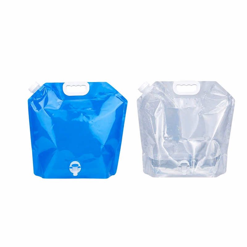 Fold-Flat Handled Water Container