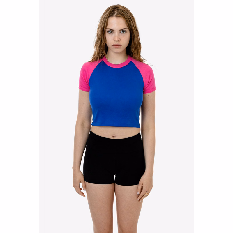 BABY RIB SHORT SLEEVE RAGLAN