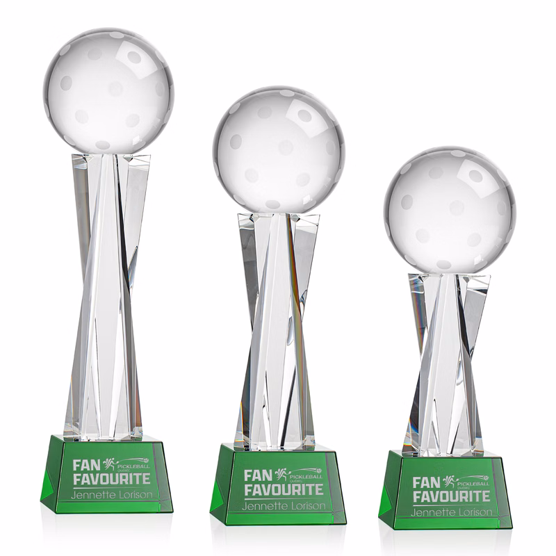 Pickleball Award on Grafton Base - Green