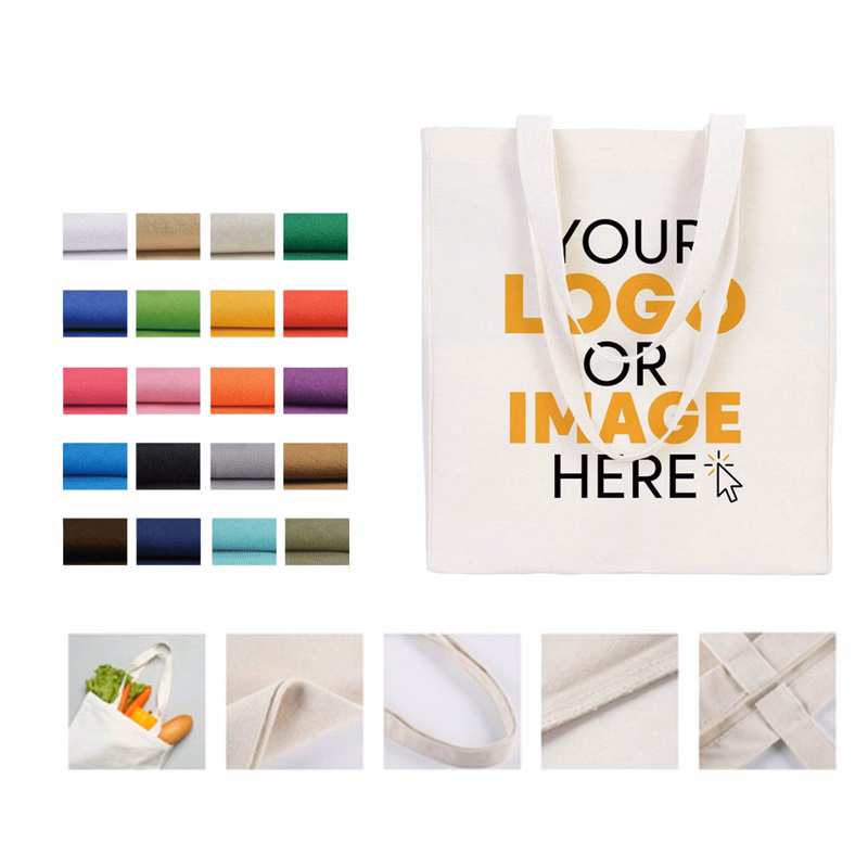Natural Canvas Tote Tear-Resistant (13.8" x 15.7")