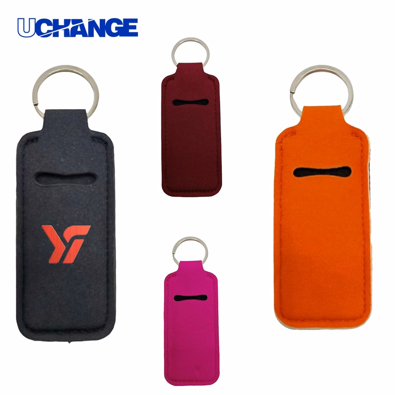 Beauty Lipstick Case with Keychain Organizer