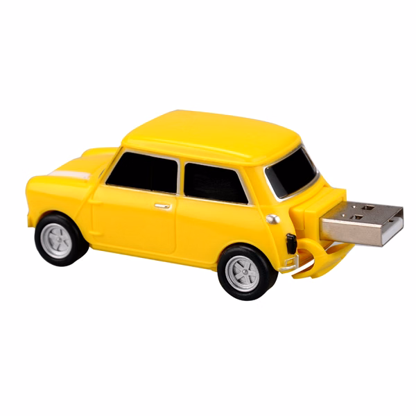 UK Car Shape USB Flash Drive - RED
