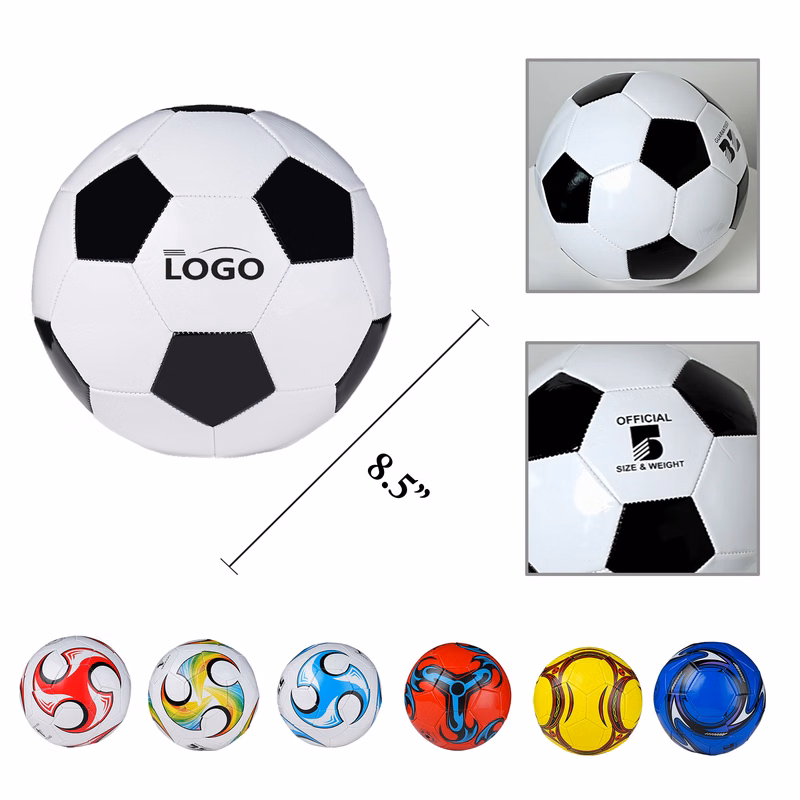 MOQ50 Versatile PVC Soccer Balls for Training and Matches