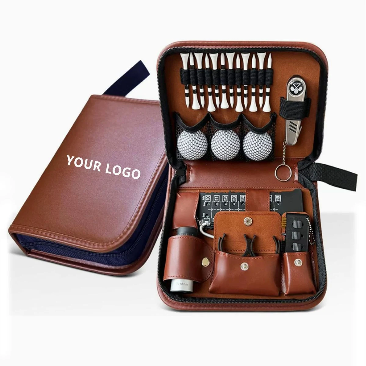 PU Leather Golf Accessory Tool Bag 1