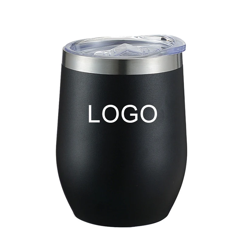 12 oz Vacuum Insulated Stainless Steel Wine Goblet 1