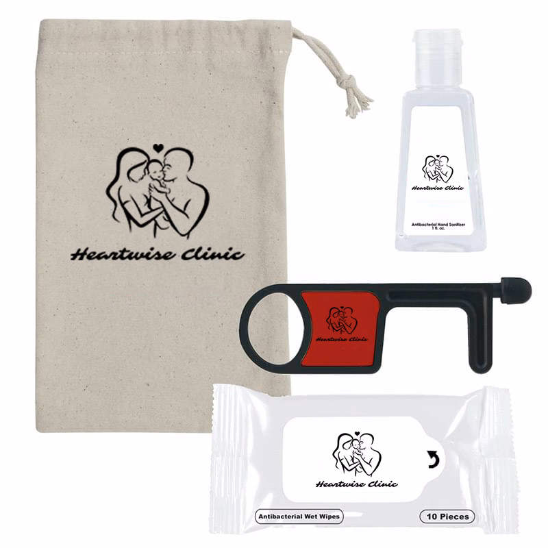 Wellness On The Go With Cotton Carrying Pouch