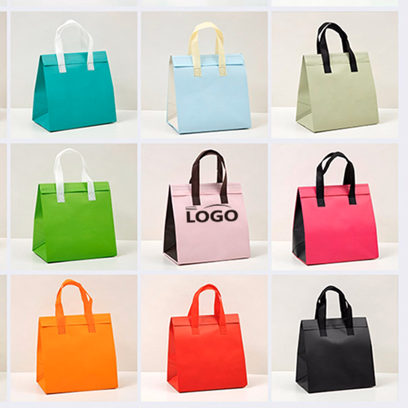 Lined Aluminum Foil Insulated Takeout Bag Coffee Cooler