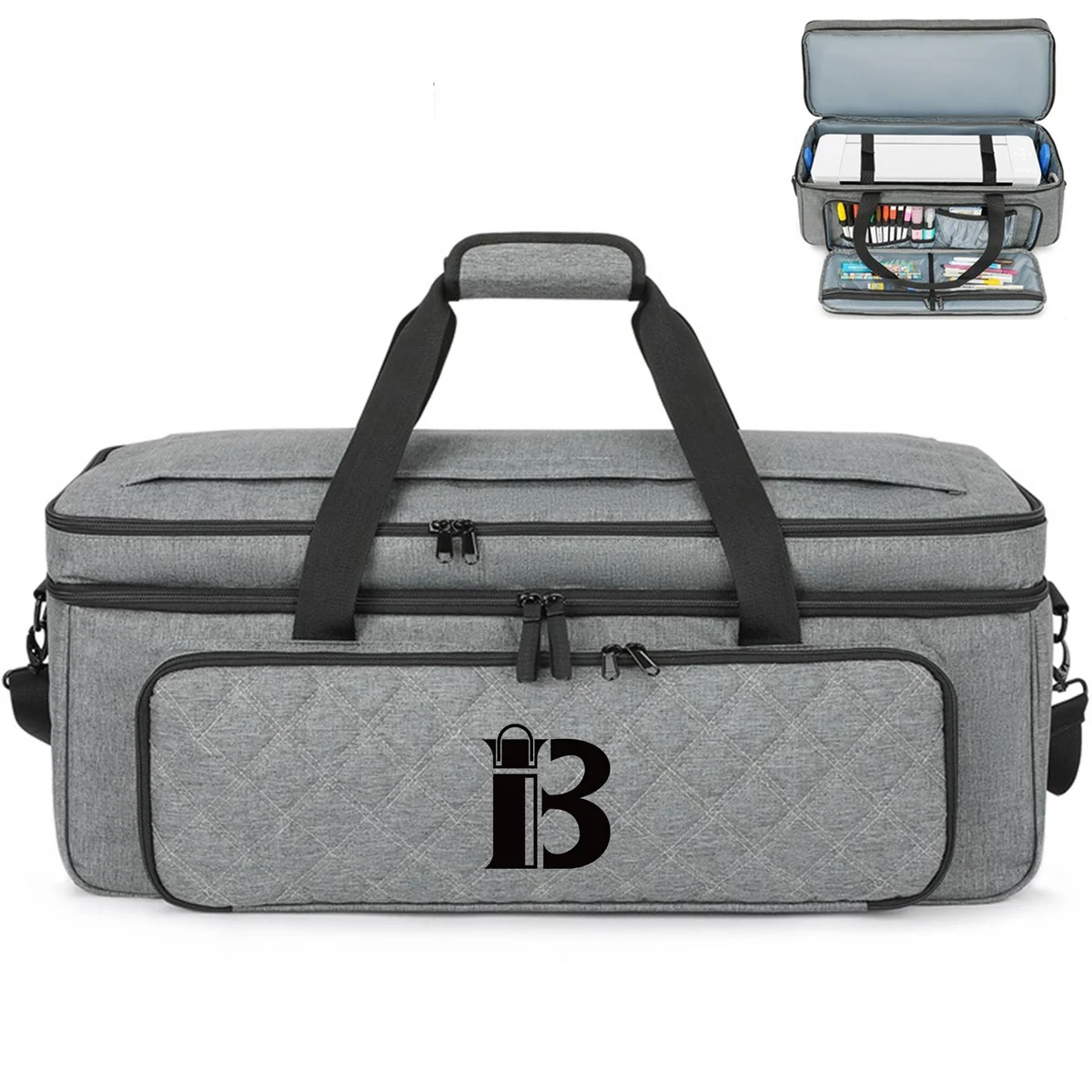 Multifunctional portable printer storage bag 1