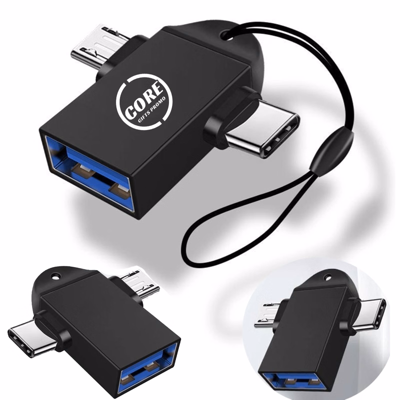 2 In 1 Type C Micro Usb 3.0 Otg Adapter Converter