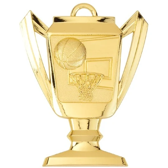 Basketball Trophy Medal, 2 3/4" Tall 1