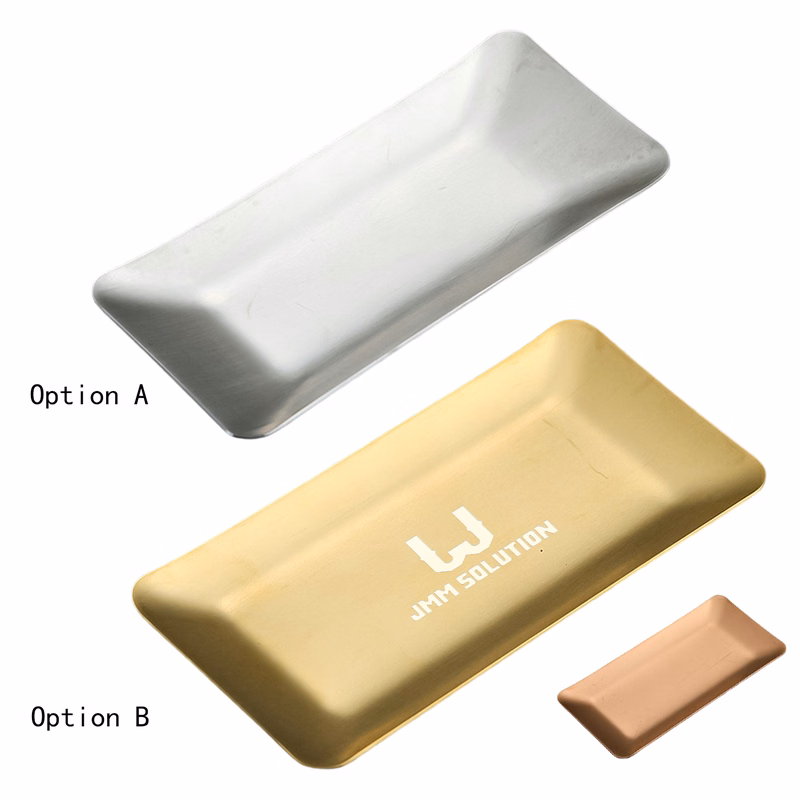 Stackable Stainless Steel Rectangular Dish Plate