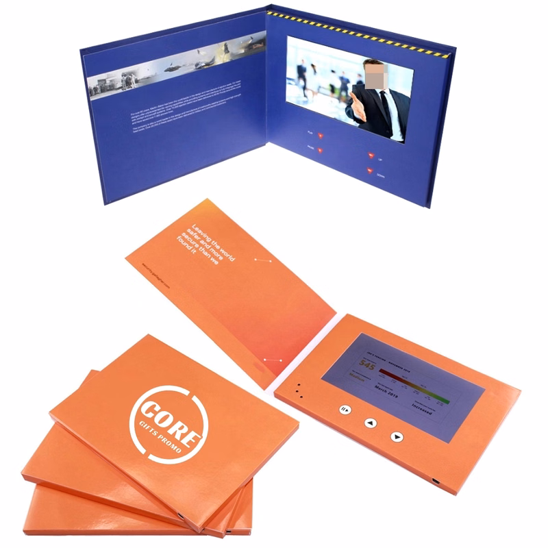 Custom 7" Lcd Greeting Business Promotional Video Card