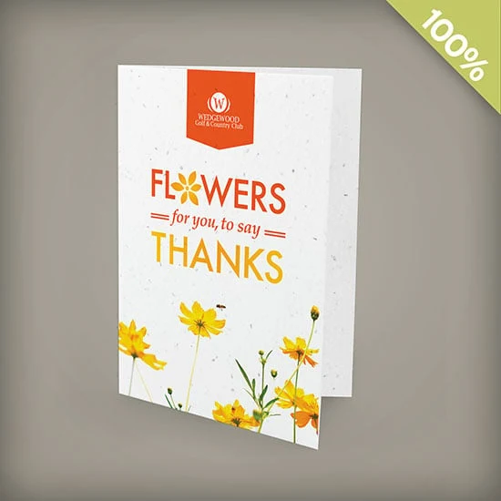 Single-Sided Medium Plantable Greeting Cards 1