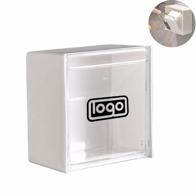 Dustproof Wall Mounted Plastic Flip Lid Organizer