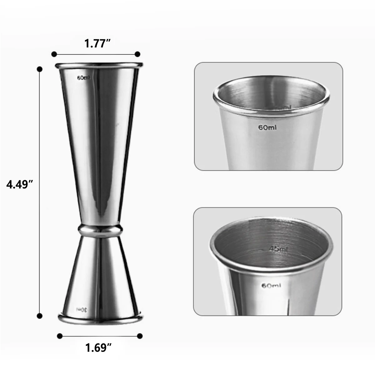Double Jigger For Home Bar 1