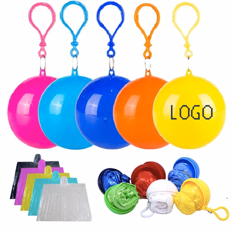 Disposable Emergency Rain Ponchos Ball
