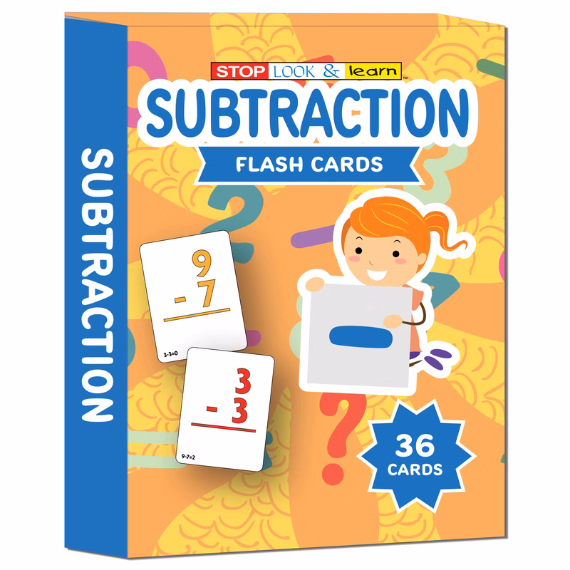FLASH CARDS - Subtraction