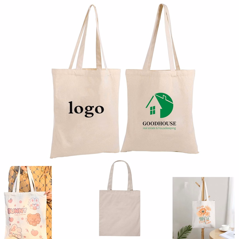 8oz Eco-Friendly Cotton Tote Bag